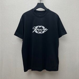 Givenchy Black Tee with White Graphic